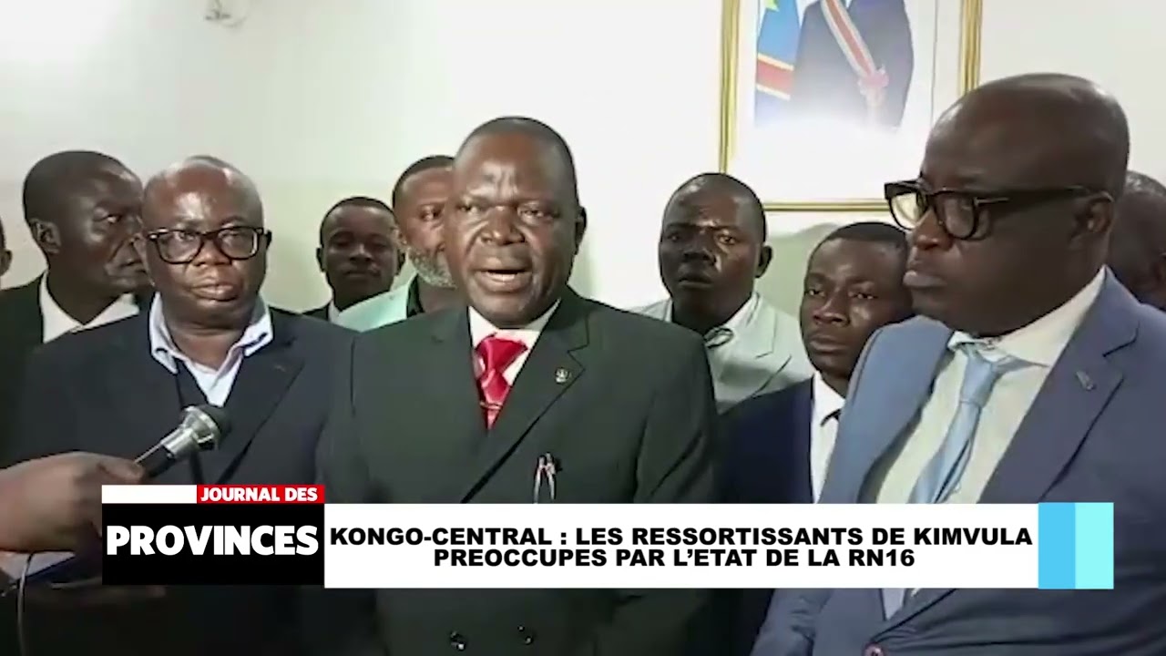 Kongo-Central: Les ressortissants de Kimvula sont préoccupés par l’état de la RN16