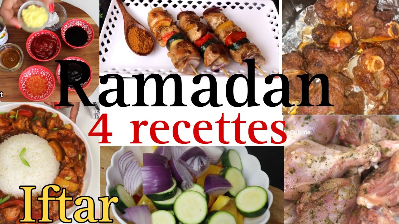 4 RECETTES RAMADAN II 4 RECETTES IFTAR