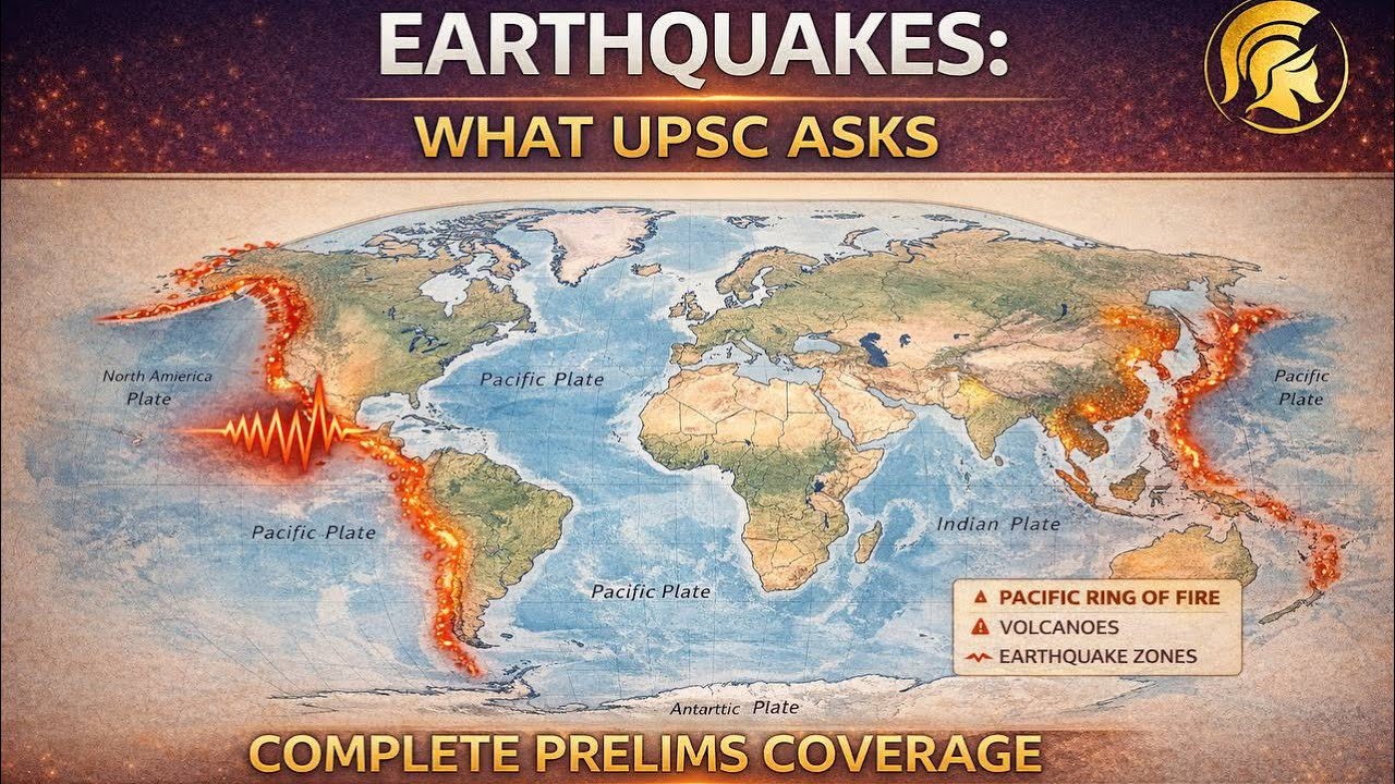 Earthquake Explained from Zero 💥 | Most Scoring Topic for UPSC Prelims