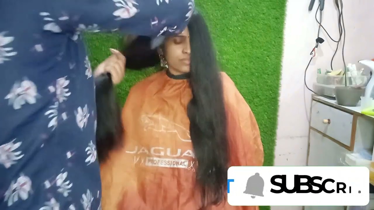 long hair cut U Hair cut || how to U shape Haircut tutorial step by step / perfect U / at home
