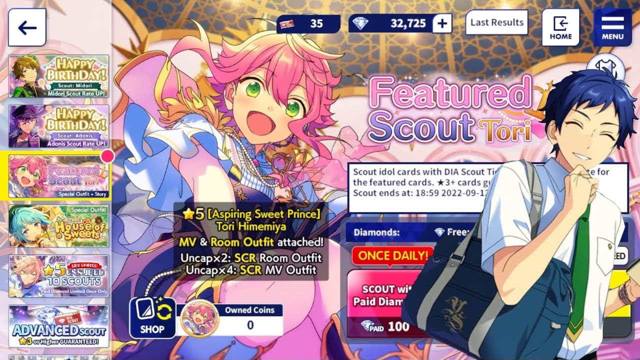 Scouting for featured Tori + 4* Yuzuru | Ensemble stars en