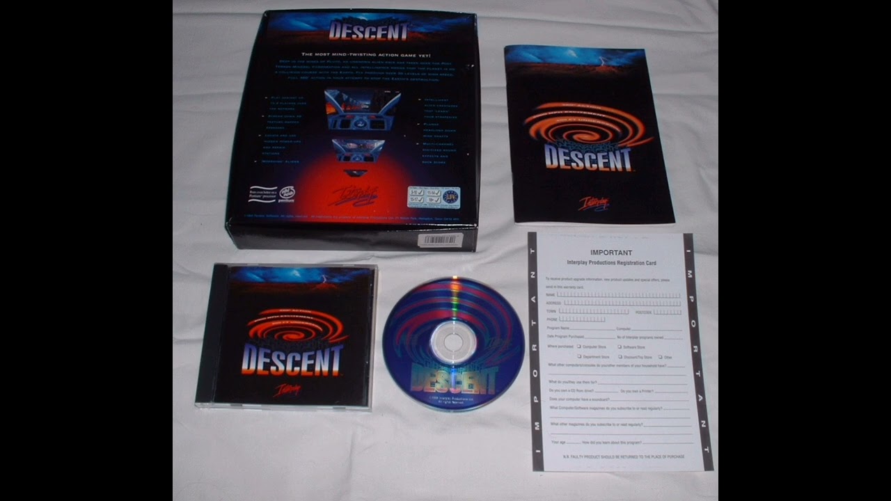 Gravis ultrasound PNP: Descent shareware 1.0 music, 3 files
