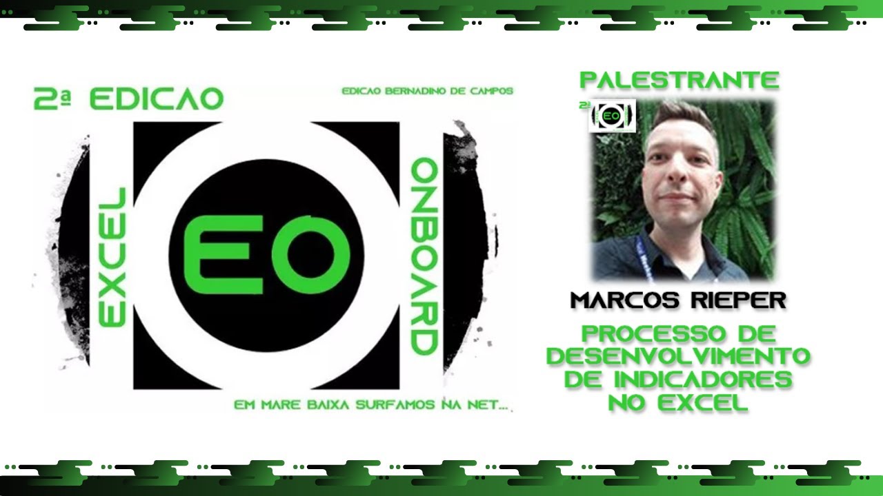 Processo de Desenvolvimento de Indicadores no Excel - Marcos Rieper