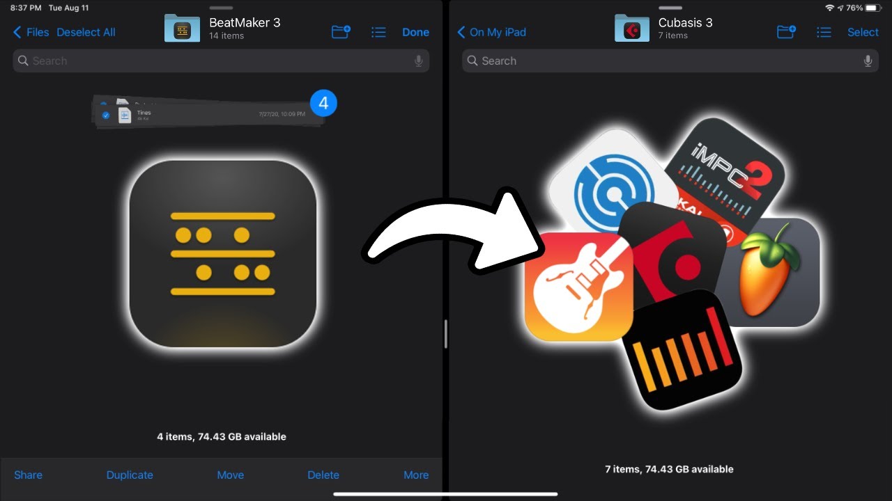 HOW TO EXPORT YOUR BEAT FROM BEATMAKER 3 TO ANY DAW