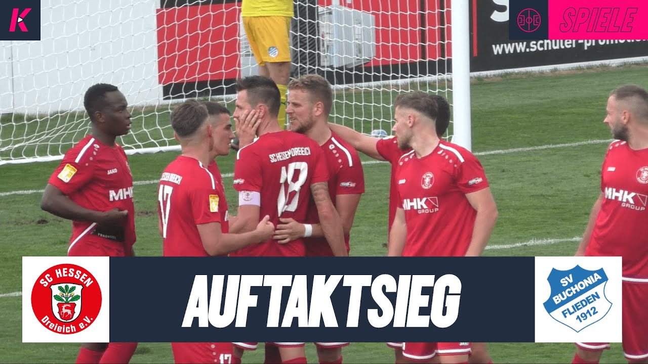 Perfekter Hessenliga-Auftakt für Dreieich | SC Hessen Dreieich - SV Buchonia Flieden (Hessenliga)