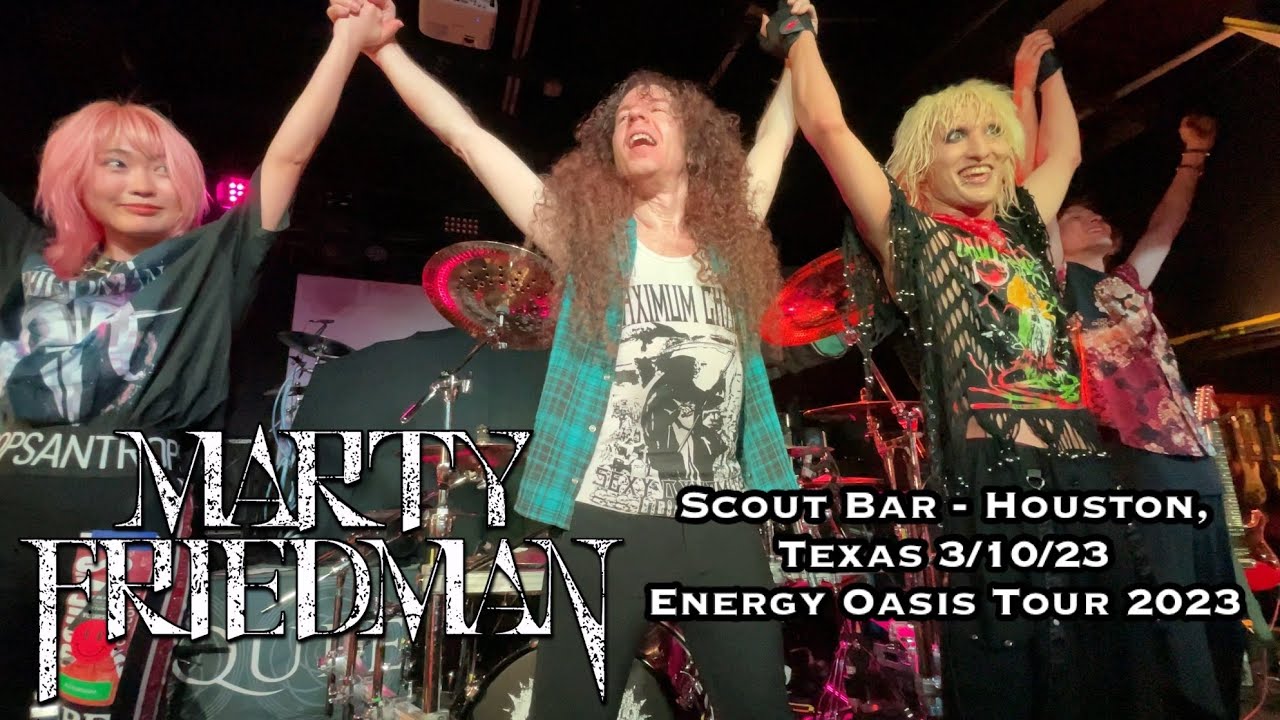 Marty Friedman - Houston, Texas - Energy Oasis Tour 3/10/23 @martyfriedmanofficialyoutu4475