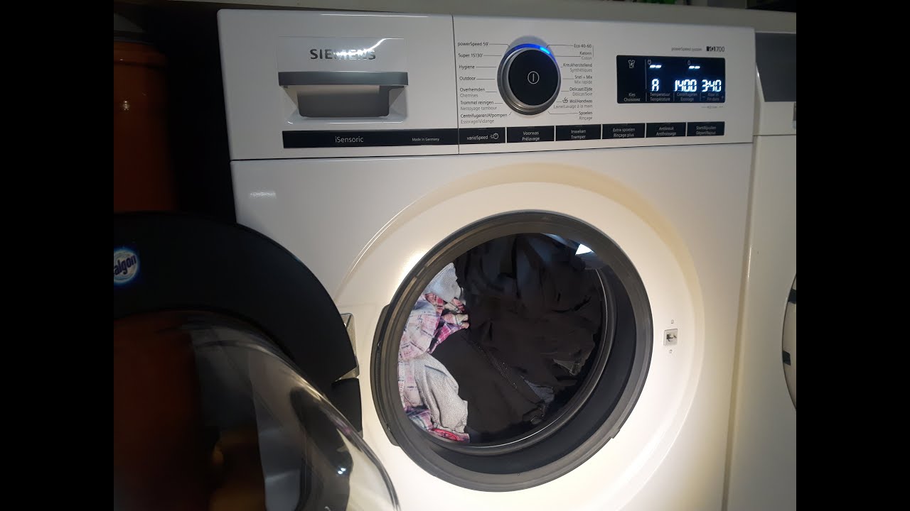 Siemens iQ700 WM14VM0EFG - ECO40-60 (full cycle)