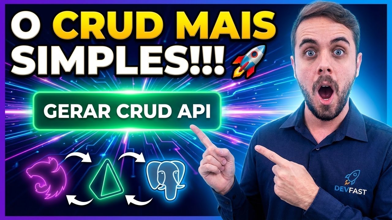 O CRUD MAIS SIMPLES DO MUNDO! 🚀 Aprenda a Criar uma API Completa (NestJS, Prisma, PostgreSQL)