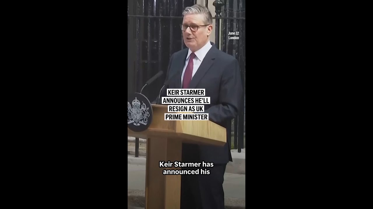 Keir Starmer announces he&rsquo;ll resign as UK prime minister