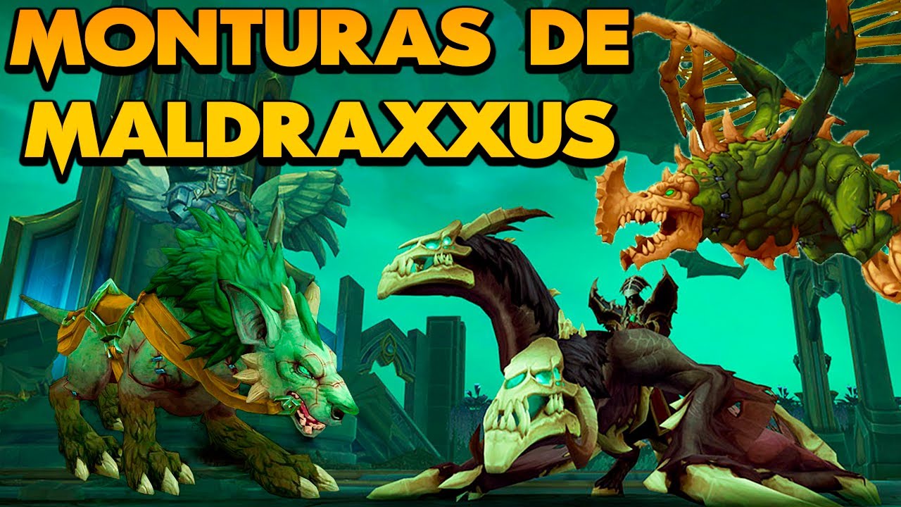 7 Monturas de Maldraxxus y COMO CONSEGUIRLAS! | WoW Shadowlands