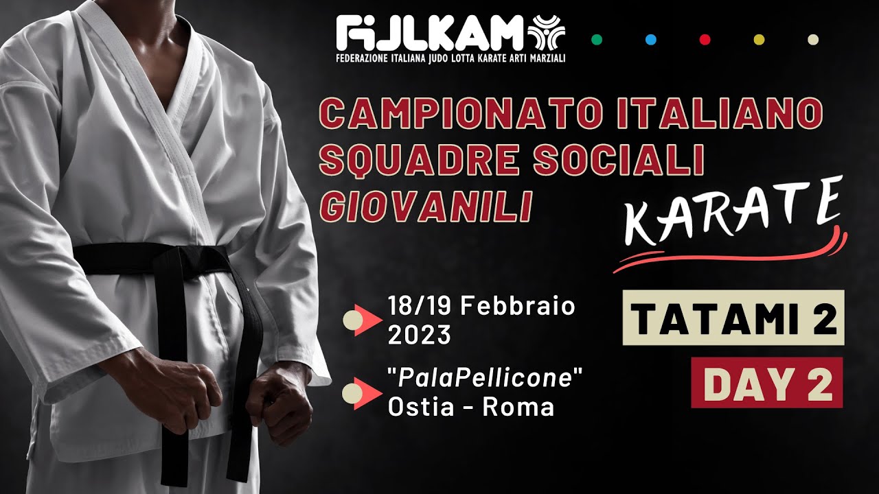 Karate - Campionato Italiano Squadre Sociali 2023 - Giovanili - Tatami2