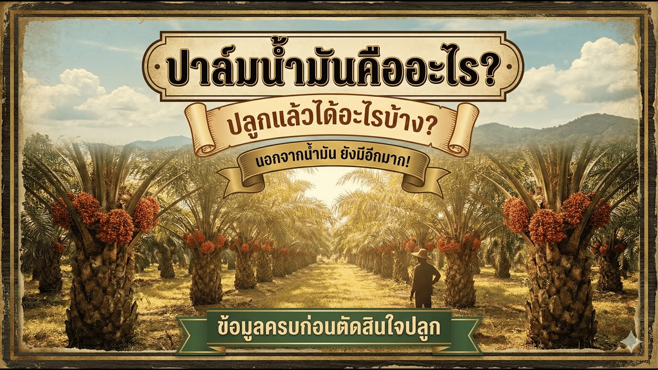 ปาล์มน้ำมันคืออะไร? ปลูกแล้วได้อะไรบ้าง นอกจากน้ำมัน (ข้อมูลครบ)