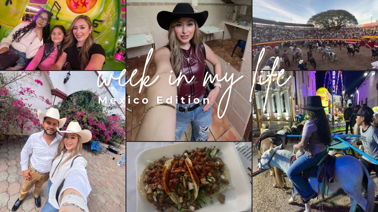 VLOG: a week in my life (Mexico edition) Feria days 🤠🎡