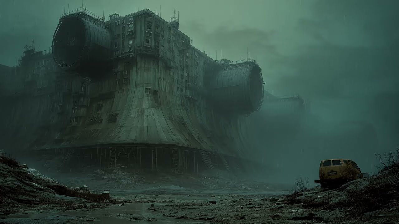 Post-Earth Filtration Plant ☢️ Dystopian Winter Ambient Soundscape