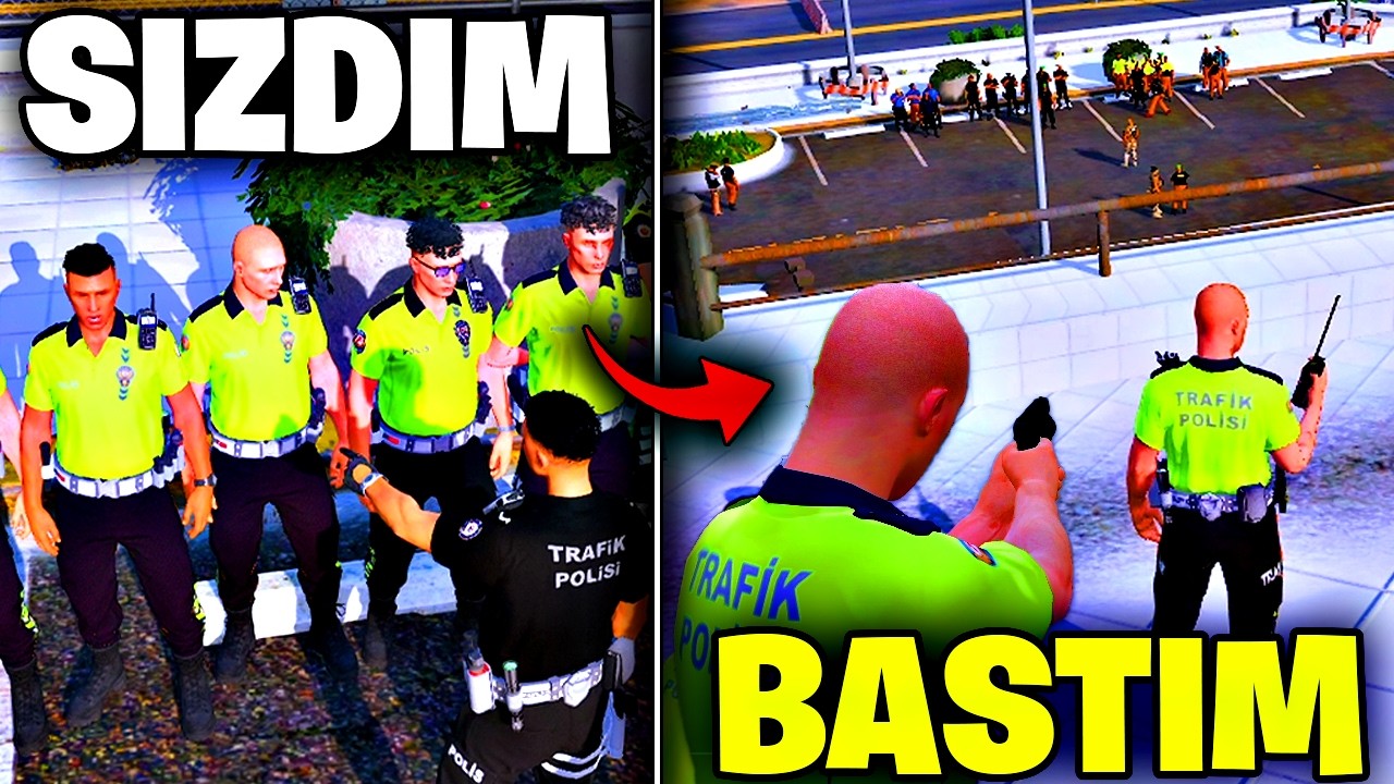 Fıvem Hile İle Polis TELSİZİNE SIZIP KARAKOLU BASTIM! (Fivem Hile Troll)