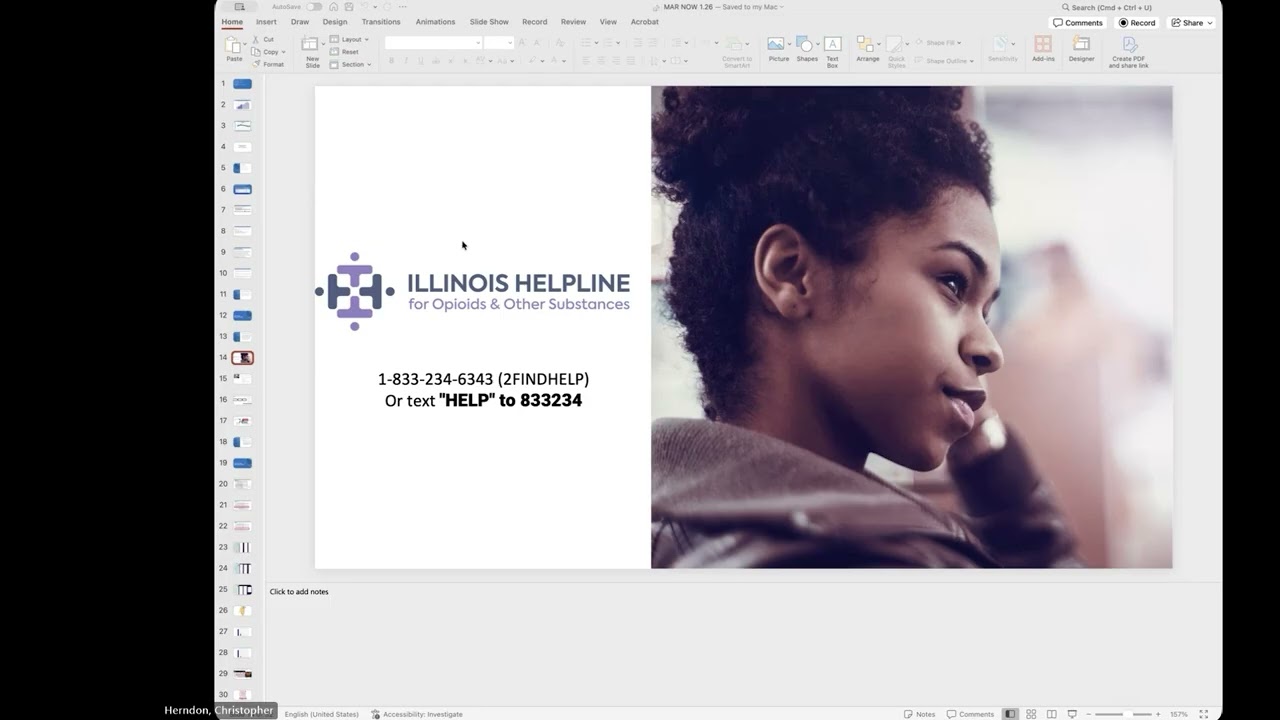 MAR Now and the Illinois Helpline