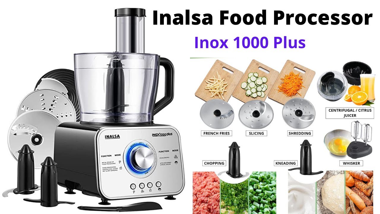 Inalsa Food Processor: Inox 1000 Plus - Unboxing and Demonstration #KARz_Galaxy