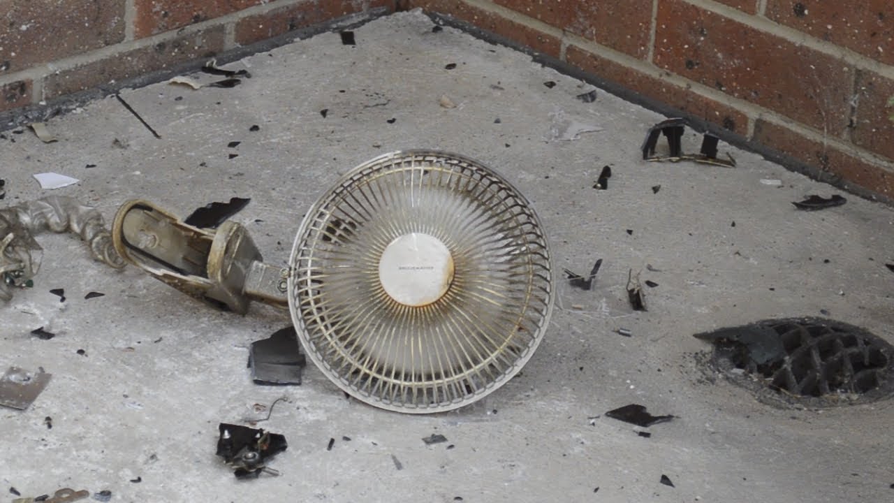 Smashing a Breezemaster BMA-1595 Clip Fan