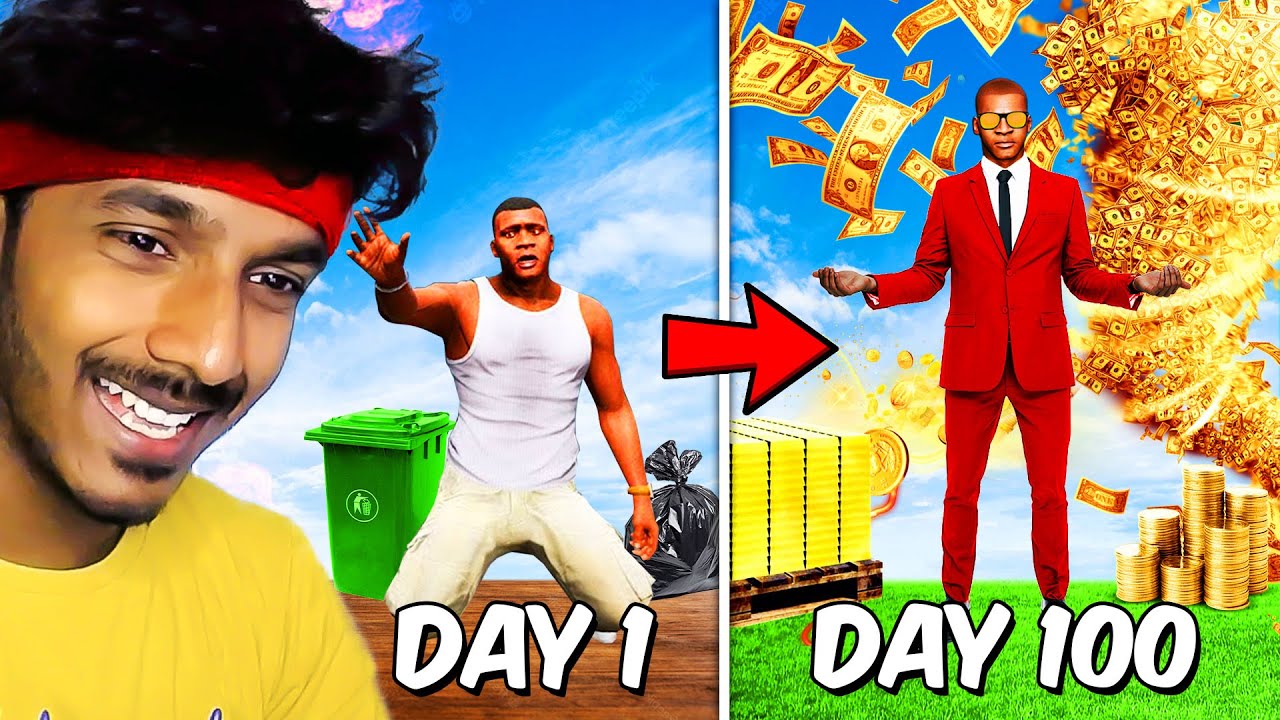 பிச்சைகாரன் TO பணகாரன் GTA 5 (mods)