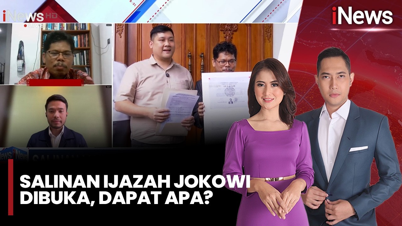 Salinan Ijazah Jokowi Dibuka, Dapat Apa? - Keberadaan Ijazah Jokowi Dipertanyakan |iNews Sore (10/02