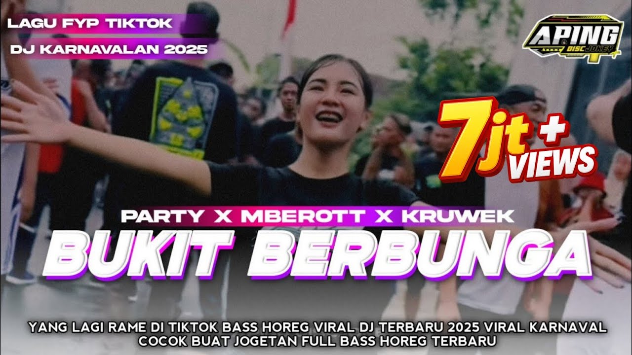 DJ PARTY X MBEROT‼️ BUKIT INDAH BERBUNGA STYLE KARNAVAL 2025 YANG LAGI VIRAL ,MELODY KRUWEK FULL BAS