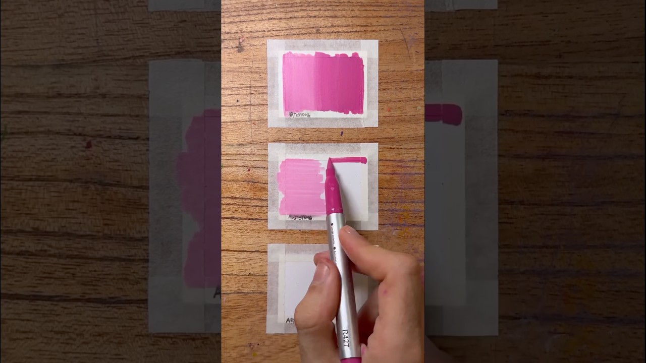 Different Ways to Mix Colors with Acrylic Markers! 🤔✨🎨 #tutorial #hack #tip #art