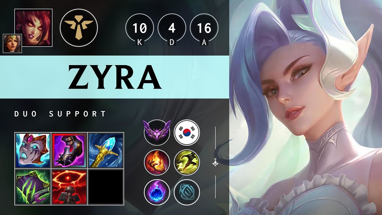 Zyra Support vs Soraka - KR Master Patch 25.17