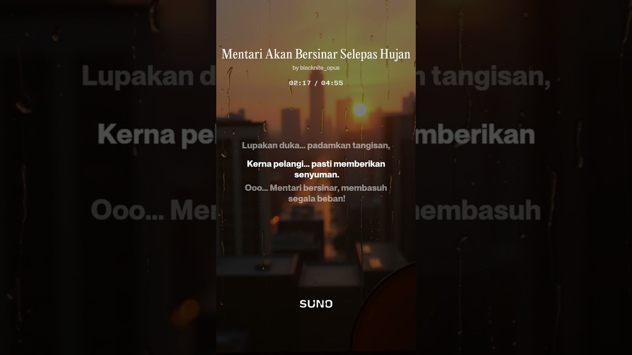 Mentari Akan Bersinar Selepas Hujan