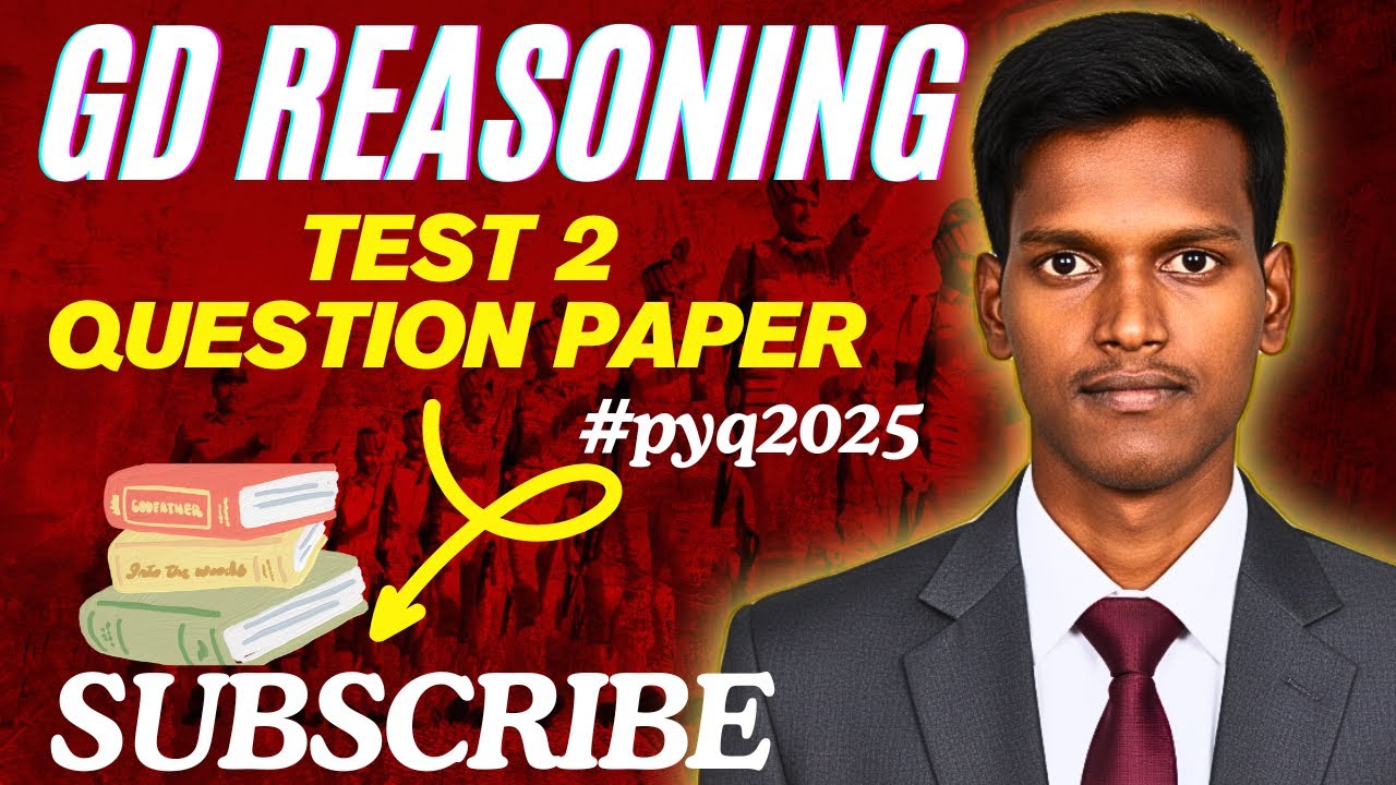 gd reasoning test 2 #reasoningtricks #reasoningquiz #reasoningquestions