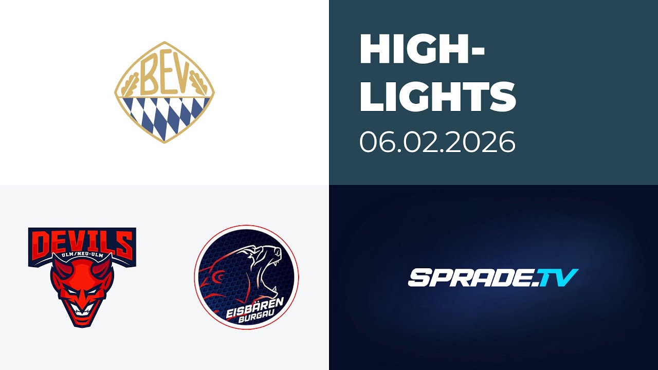 06.02.2026 - Highlights - Devils Ulm/Neu-Ulm vs. ESV Burgau 2000