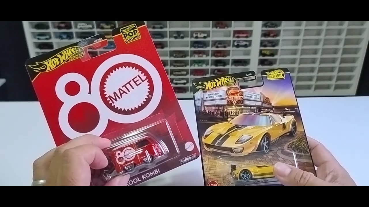 COLEÇÃO MINIATURAS DIECAST- Abrindo miniaturas Hotwheels Premium Pop Culture e Boulevard.