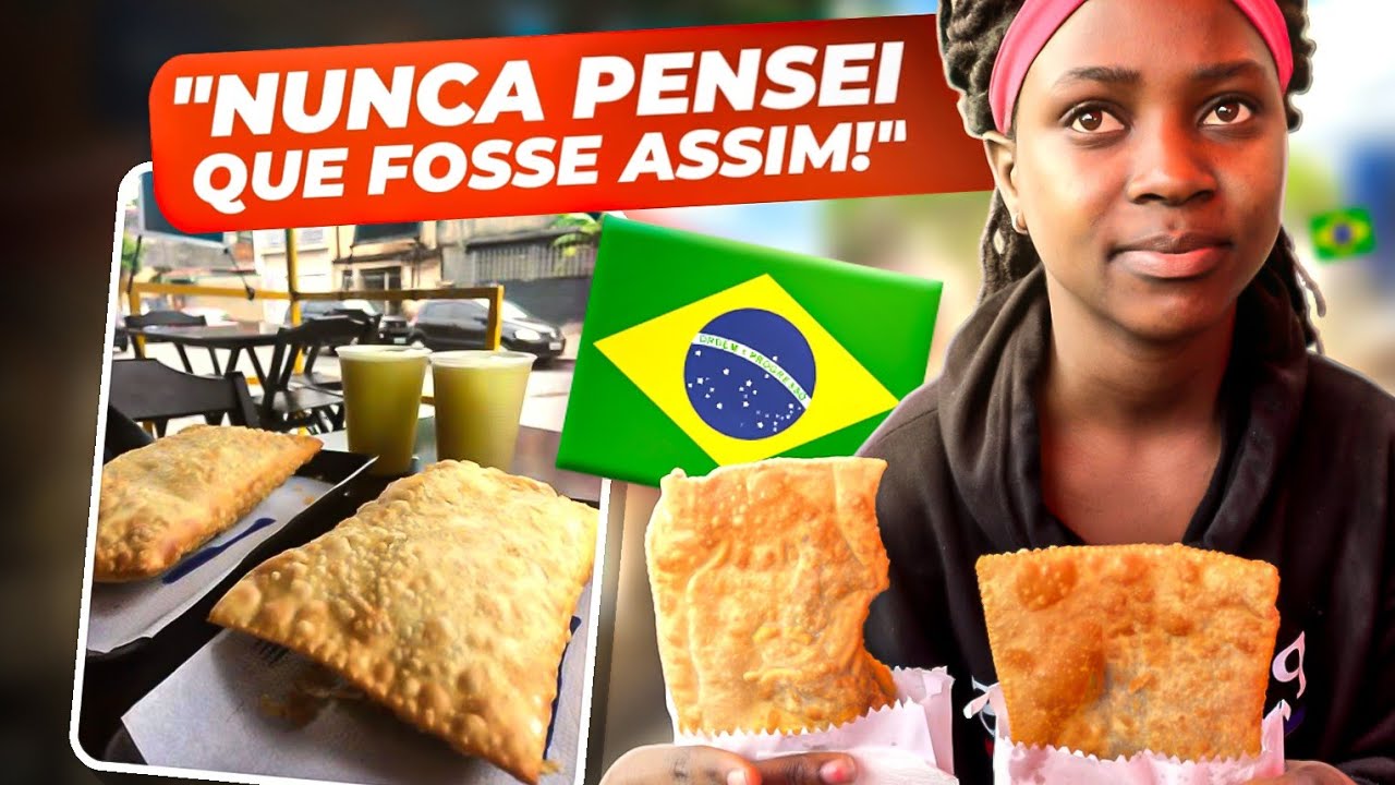 Levei Minha Familia Pra Feira Brasileira Pela Primeira Vez e Provamos Caldo De Cana e Pastel