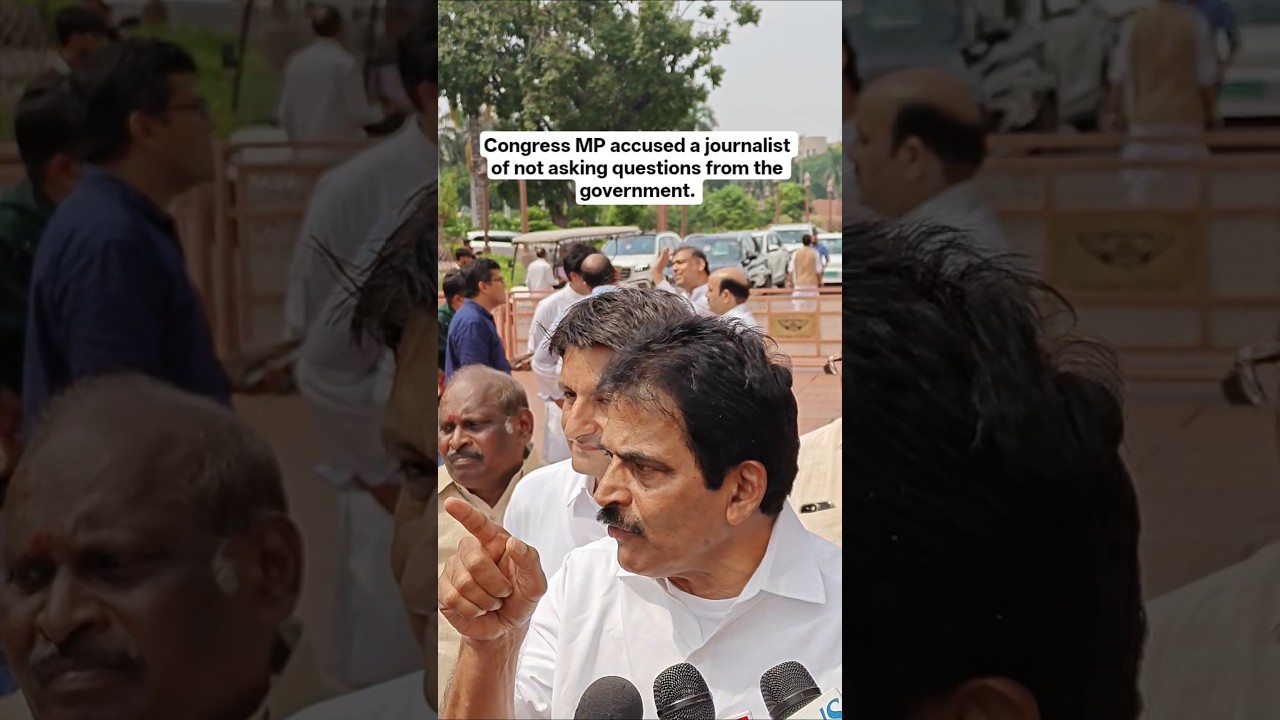 KC Venugopal accused a journalist. #parliament #news #latestnews #parliamentnews #todaynews