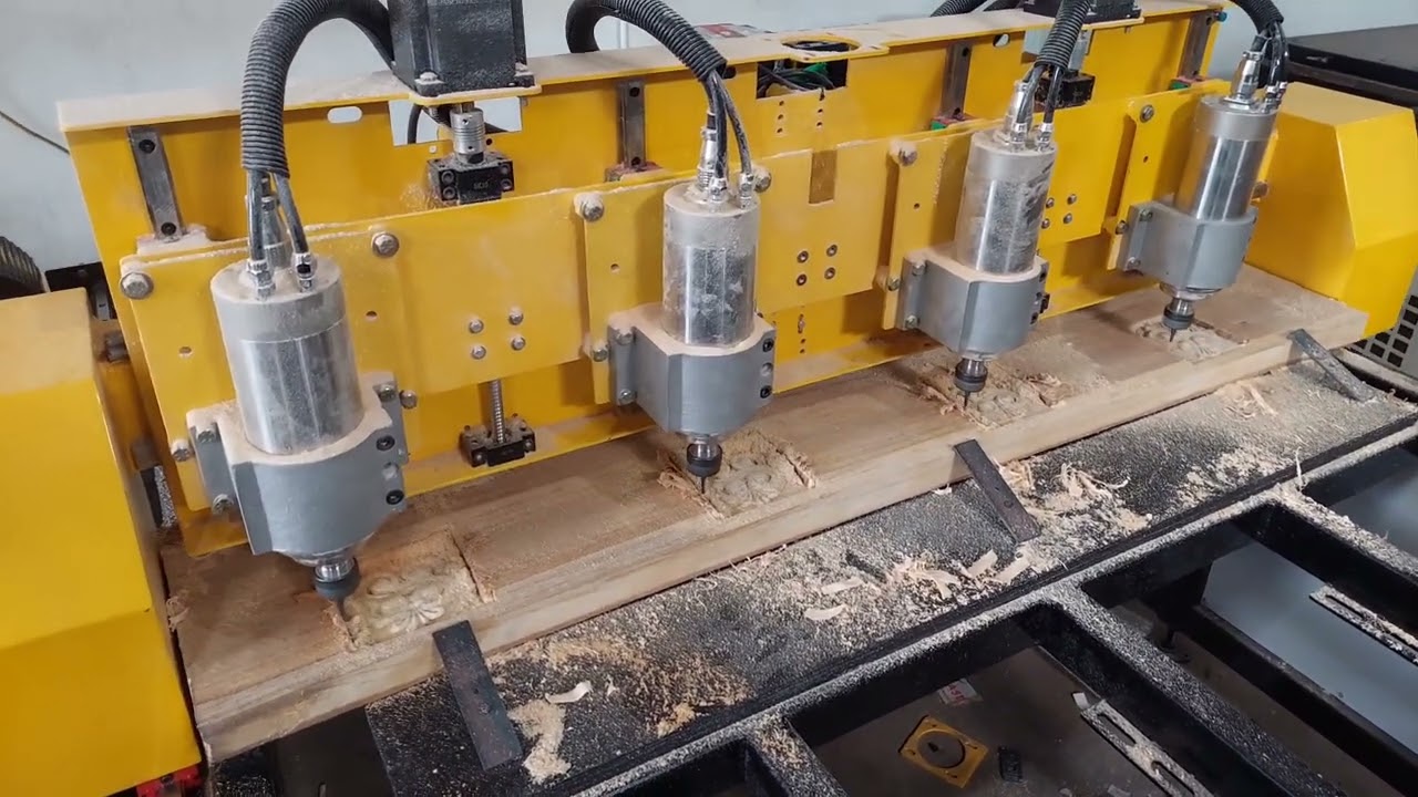 CNC Router V4.5 4axis pengerjaan bidang datar milik Bp. Yazid dari Malang