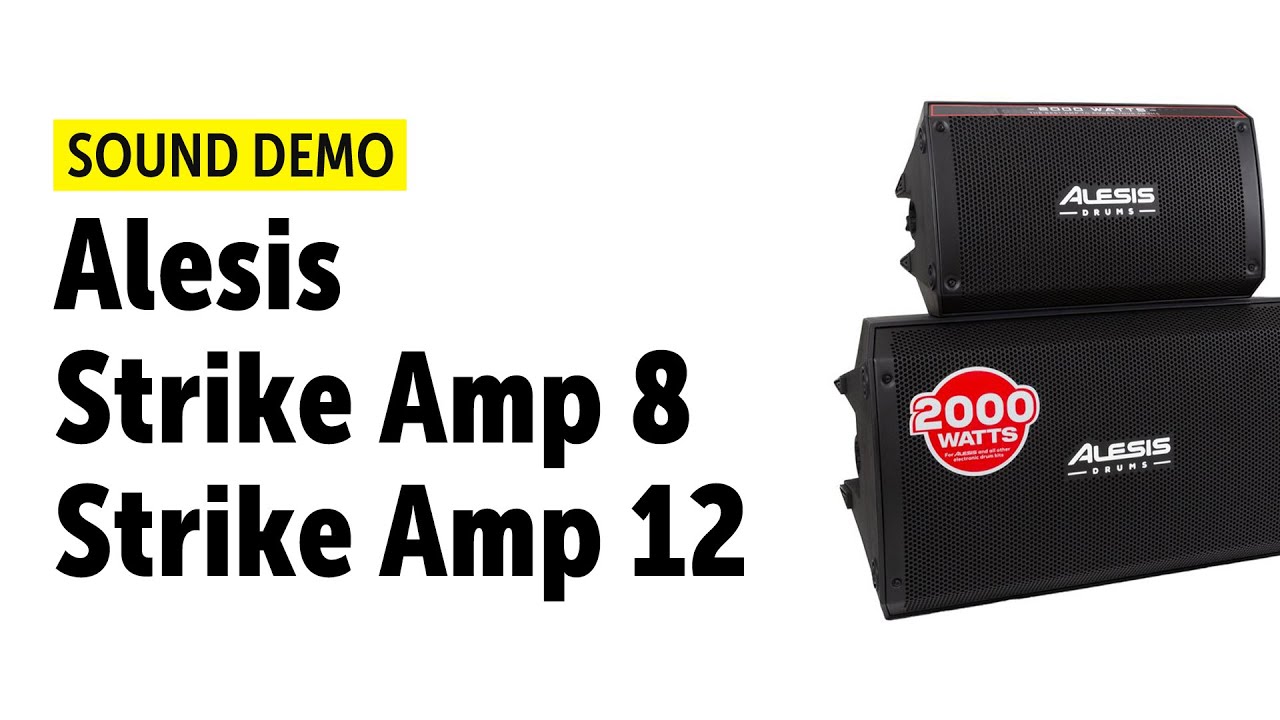 Alesis | Strike Amp 8 & 12 | for E-Drum | Sound Demo