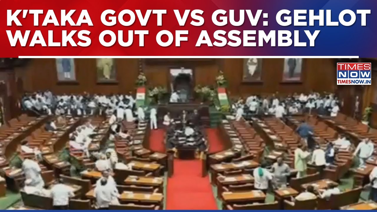 Karnataka Governor Walks Out Of Assembly Over Speech Row; State Mulls Supreme Court Action
