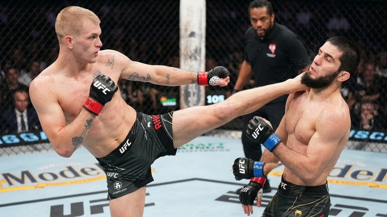 Ислам Махачев против Иэна Мачадо Гэрри &ndash; ЛУЧШИЕ МОМЕНТЫ БОЯ | UFC 330