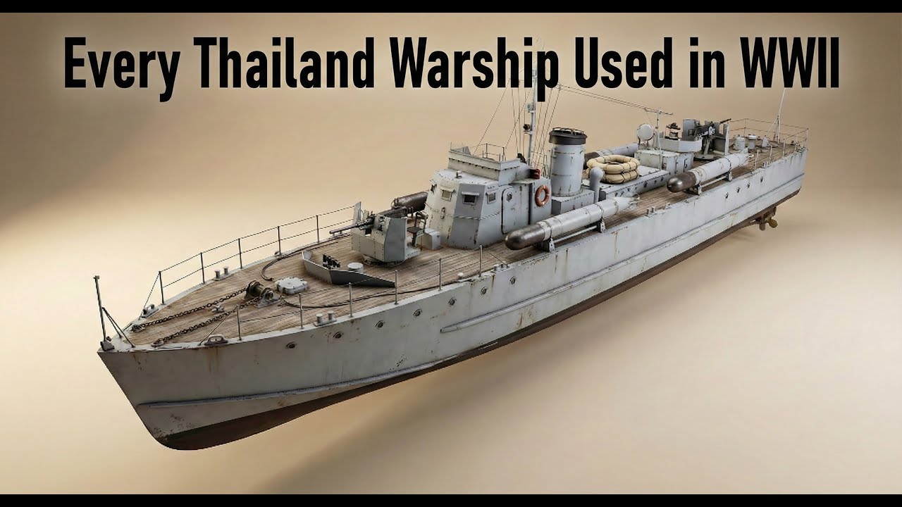 Every Thailand Warship Used in WWII