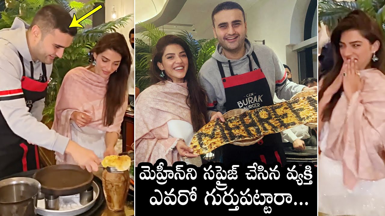 Most Viral Chef CZN Burak Surprises Heroine Mehreen Pirzada | Daily Culture