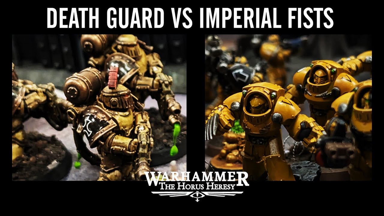 Watch Out For That Knight! - Death Guard vs. Imperial Fists Horus Heresy 3.0 Animated Battle Report