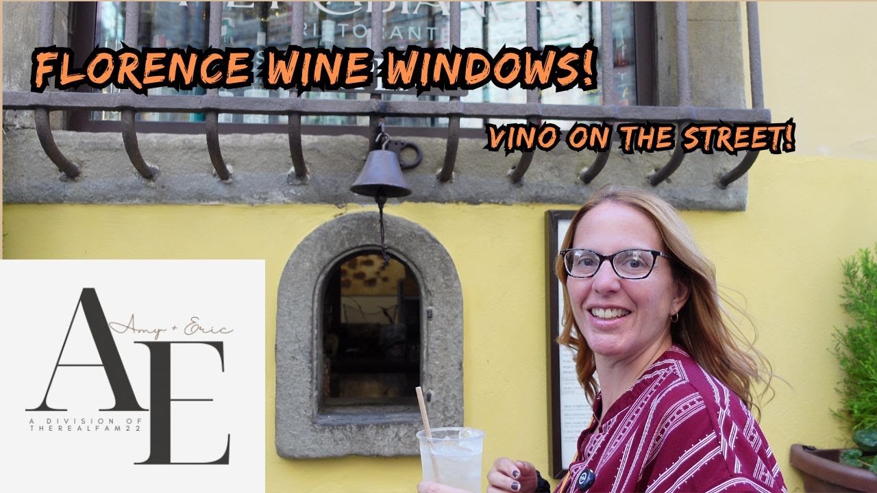 Wine Windows in Florence, Italy with Amy + Eric!
