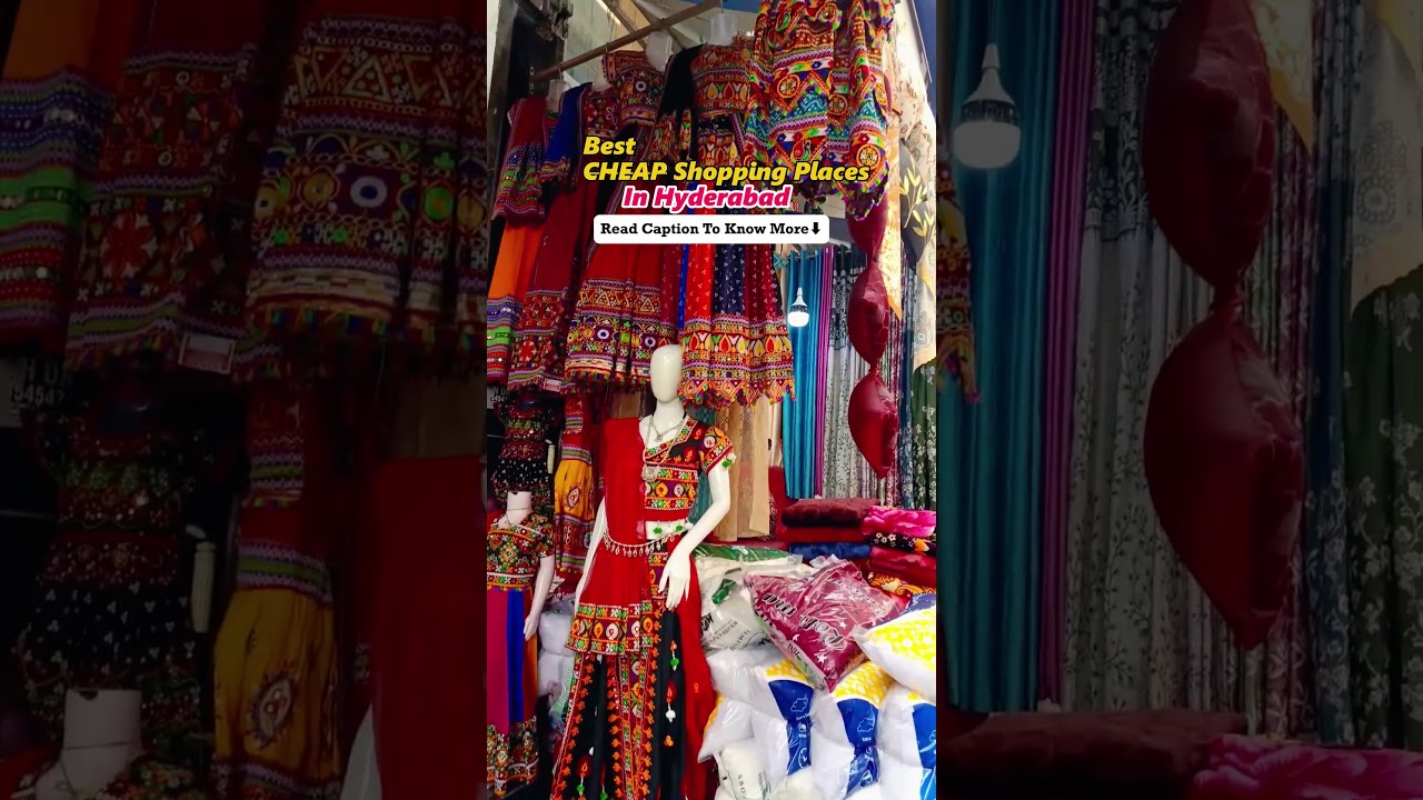 ✅Best ❌cheap shopping places in Hyderabad 😍 || todoinhyd || #trending