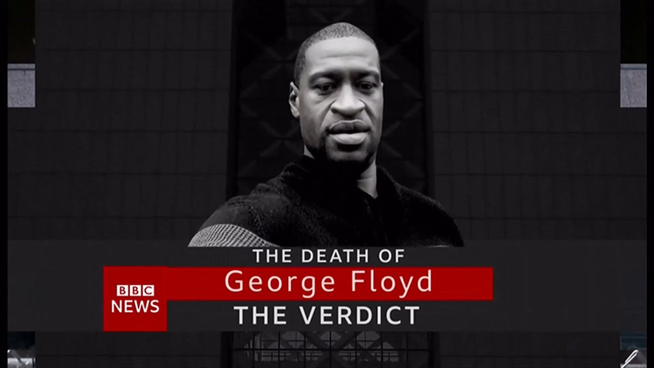 Derek Chauvin found guilty of killing George Floyd (BLM) (USA) - BBC News - 20/21st April 2021