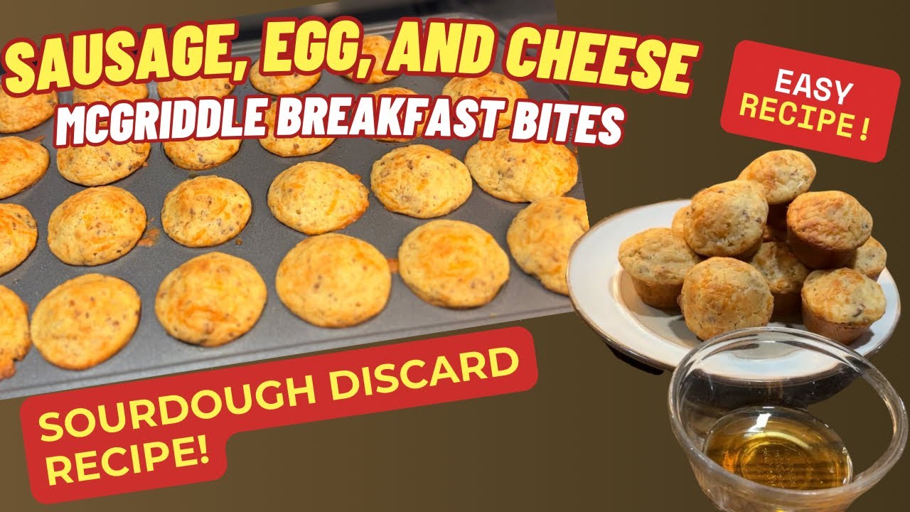 McGriddle Breakfast Bites... but Make Them Sourdough
