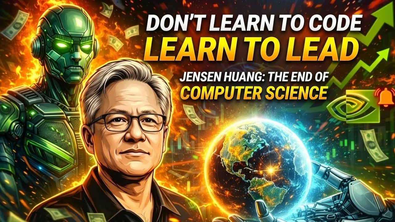 Don't Learn to Code, Learn to Lead: The End of Computer Science - Jensen Huang