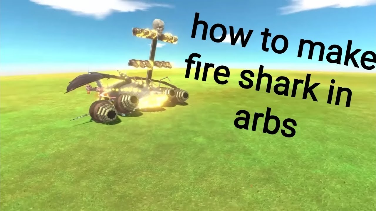 how to make mecha fire shark in ARBS mobile.