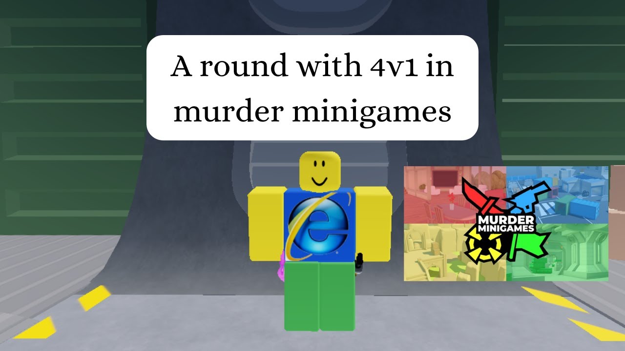 A round with 4v1 in murder minigames