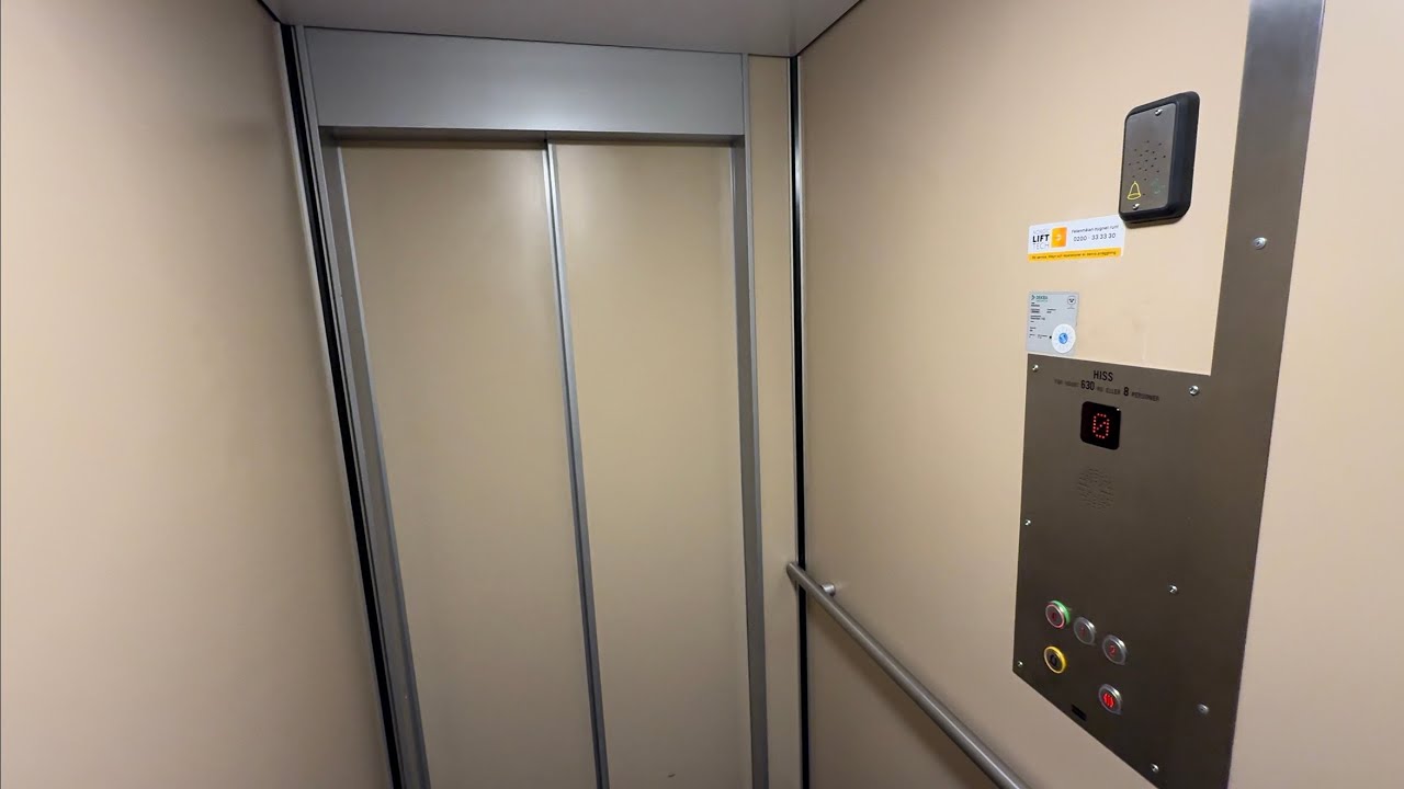 1992 Svenska TecnoLift AB (mod.) Roped Hydraulic Elevator @ Växbovägen 13C, Bollnäs, Sweden.