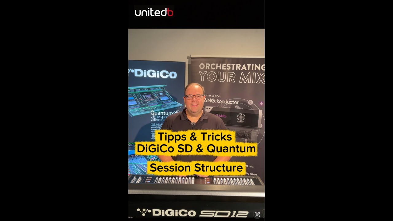 #01 Tutorial DiGiCo SD & Quantum Session Structure deutsch