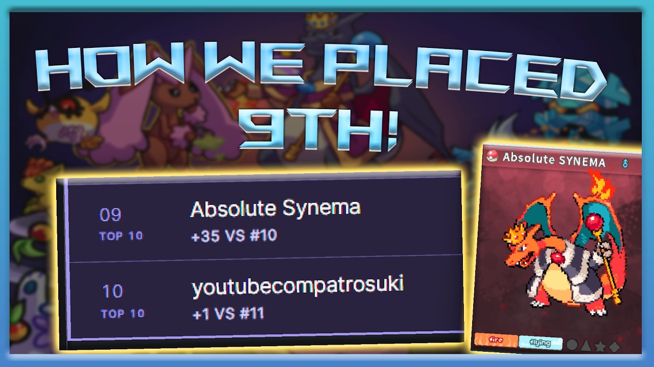 Как Absolute Synema заняли 9-е место в официальных Shiny Wars | Обзор Shiny Wars в PokeMMO